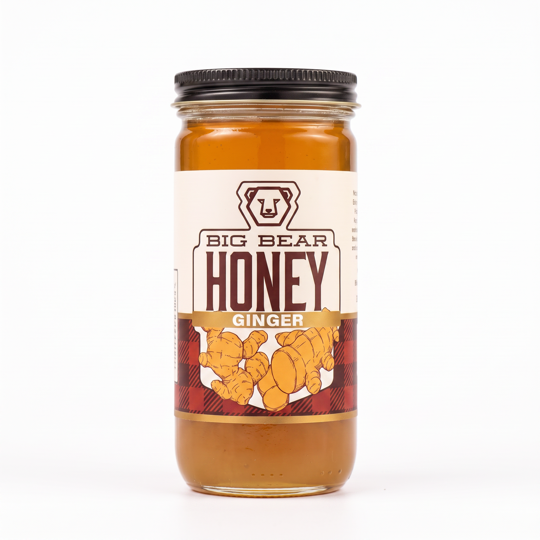 Ginger Infused Honey – Michigan Honey | Big Bear Honey Zeeland