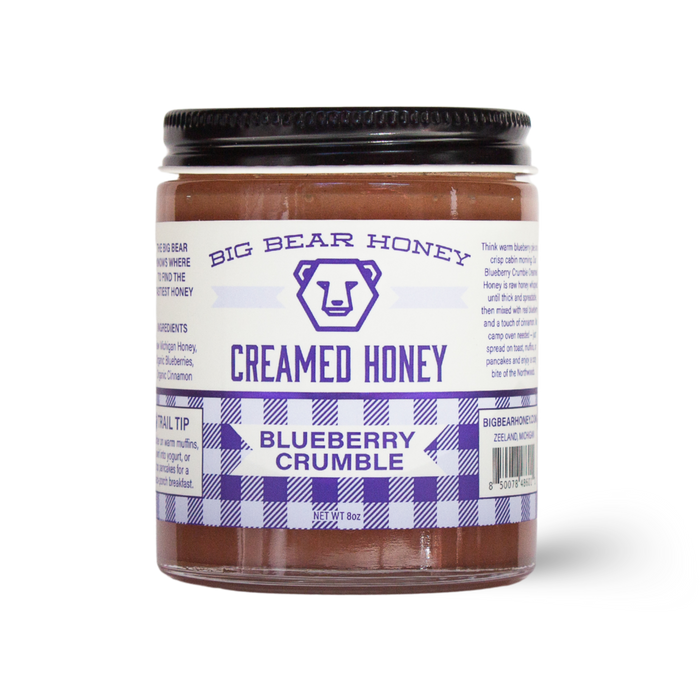 Blueberry Crumble Creamed Honey