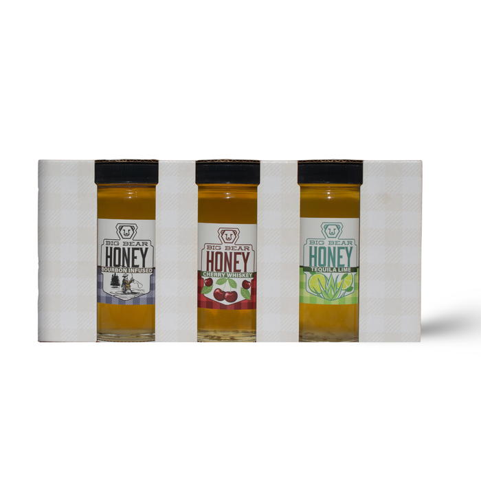 Alcohol-Infused Honey Flight