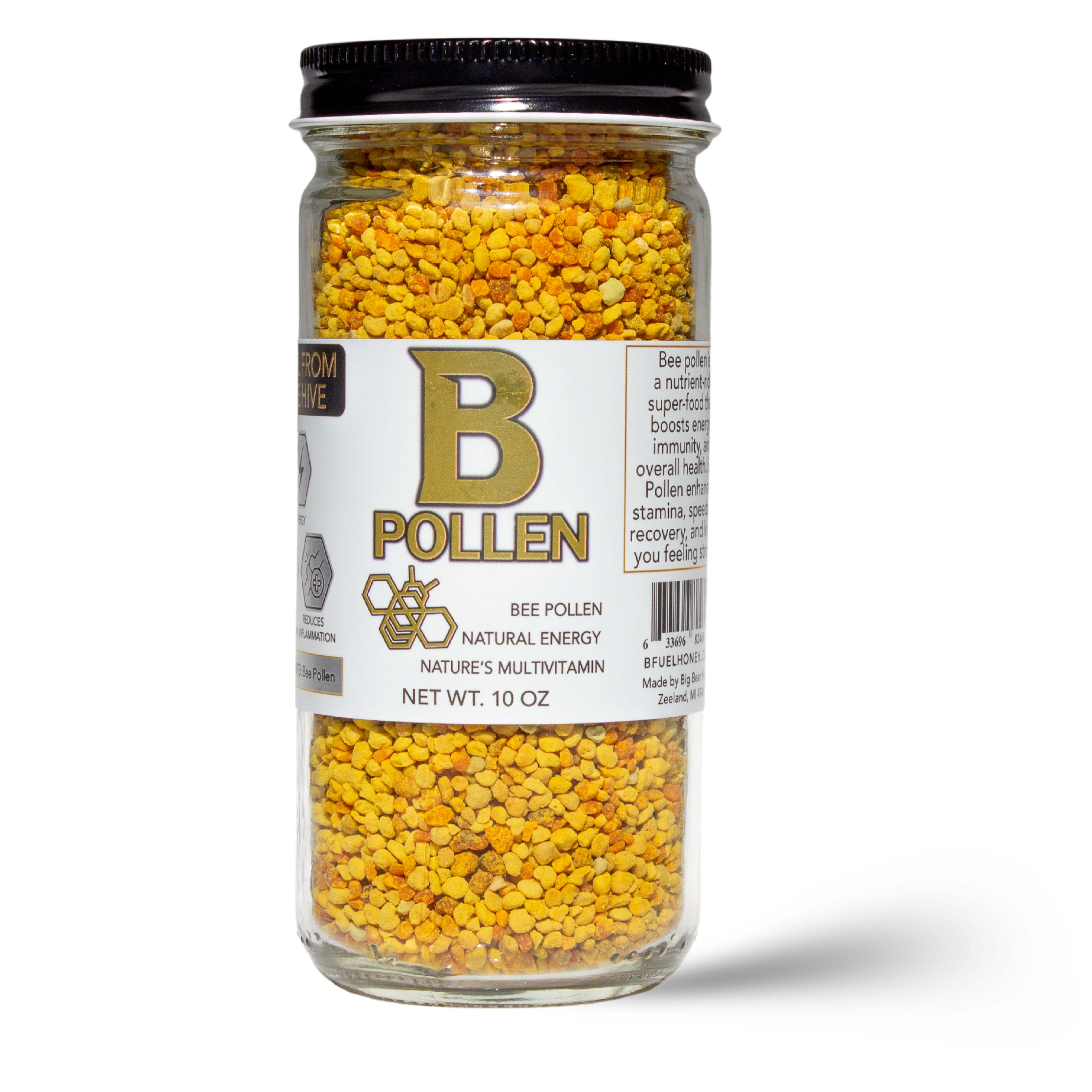 Bee Pollen Nature's Energy - 10 oz