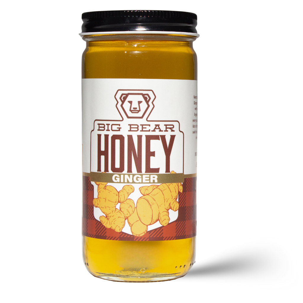 Ginger Infused Honey – Michigan Honey | Big Bear Honey Zeeland