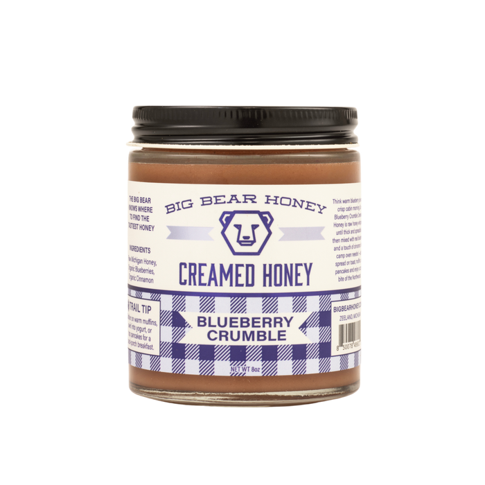 Blueberry Crumble Creamed Honey
