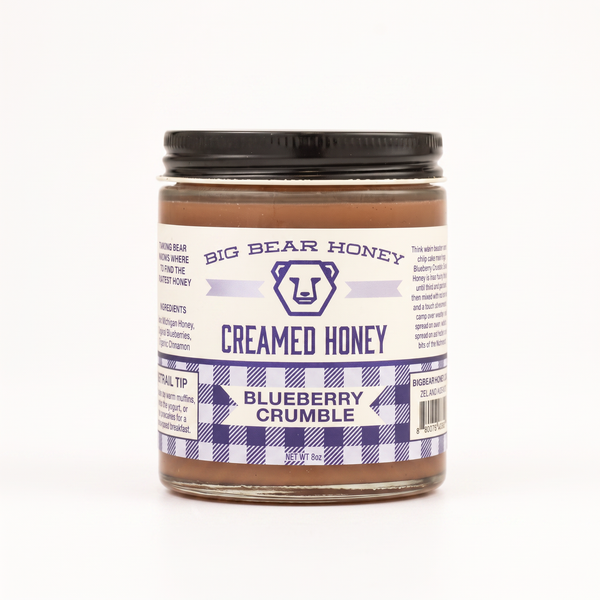 Blueberry Crumble Creamed Honey