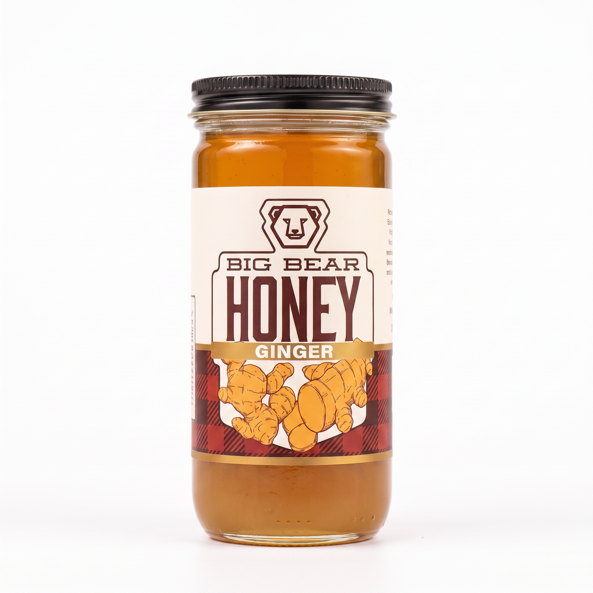 Ginger Infused Honey – Michigan Honey | Big Bear Honey Zeeland
