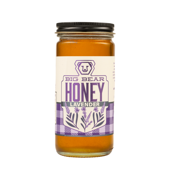 Lavender Infused Honey – Michigan Honey | Big Bear Honey Zeeland