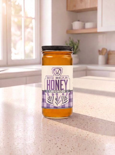 Lavender Infused Honey – Michigan Honey | Big Bear Honey Zeeland
