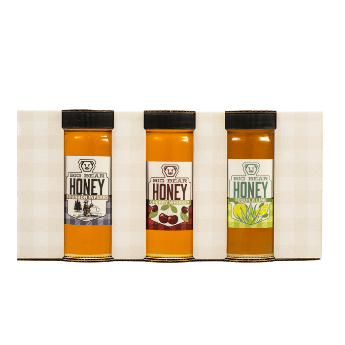 Alcohol-Infused Honey Flight