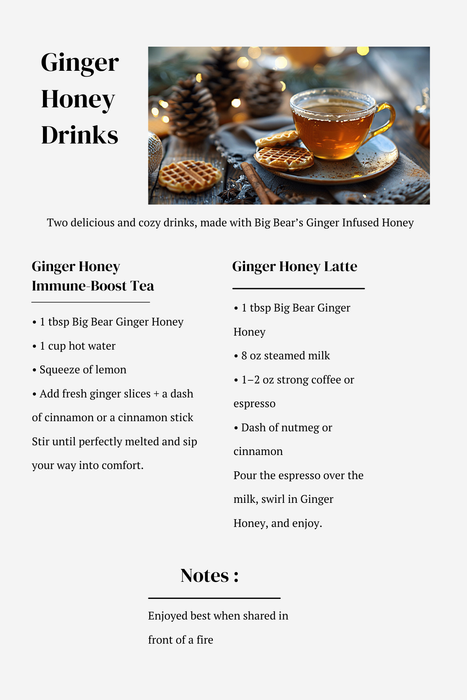 Ginger Infused Honey