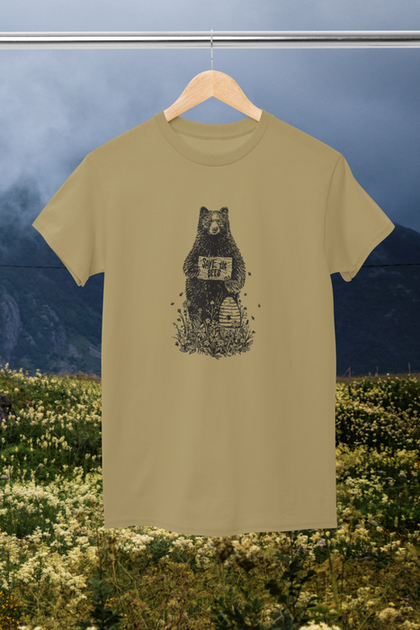 Save the Bees Bear T-Shirts