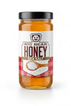 Jar of Big Bear Honey Sea Salt on a white background